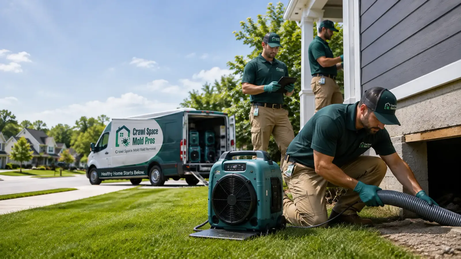Crawl Space Mold Removal in Branford, FL